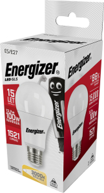 Energizer LED žárovka GLS, E27, teplá bílá, 14 W jako 100 W
