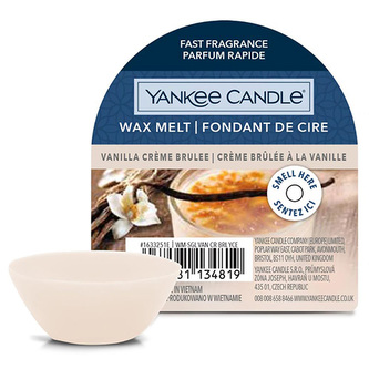 Vonný vosk Yankee Candle, Vanilkové creme brulee, 22 g