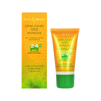 Frais Monde Face Tanning Lotion Opalovací přípravek na obličej Anti-Wrinkle SPF24 50 ml pro ženy
