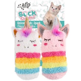 Ponožky AFP Sock Cuddler s jednorožci – se šantou a aktinidií