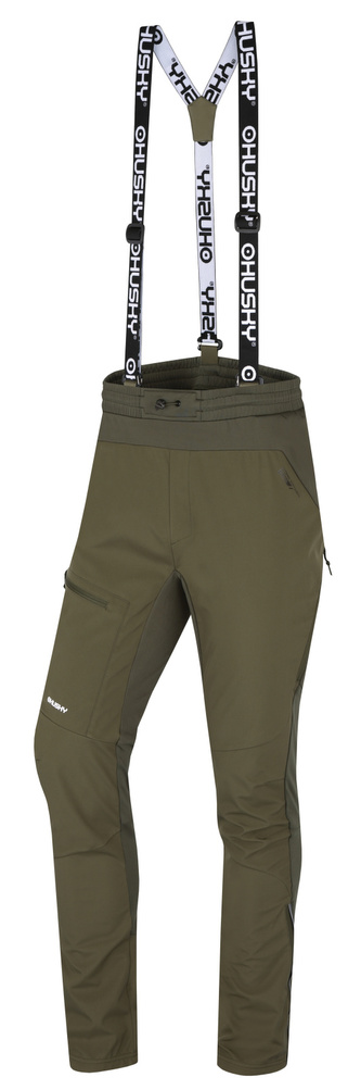 Pánské outdoor kalhoty Kixees M dark khaki - M