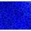 Karton holograficzny niebieski gwiazdy 25x35cm ark