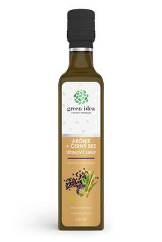 Sirup Třtinový Arónie+černý bez TOPVET 250ml