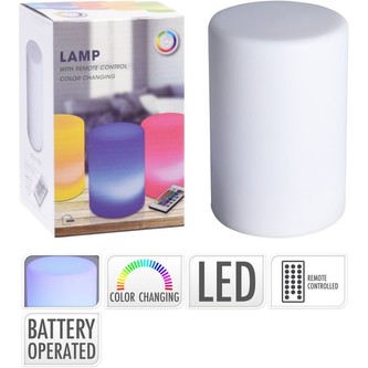 LED lampa 10 x 15 cm s dálkovým ovládáním