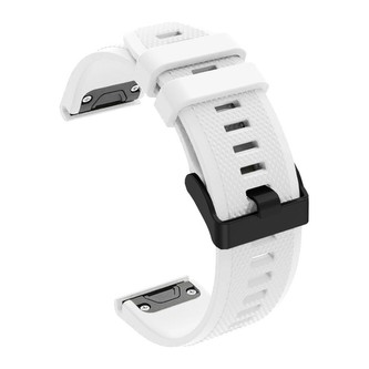 RhinoTech sportovní silikonový řemínek pro Garmin QuickFit 26mm bílý