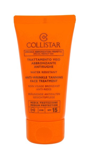 Collistar Special Perfect Tan Opalovací přípravek na obličej Tanning Face Treatment SPF15 50 ml pro ženy