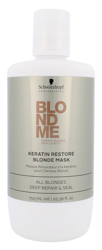 Schwarzkopf Blond Me Maska na vlasy Keratin Restore Blonde Mask 750 ml pro ženy