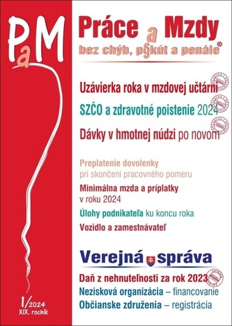 Práce a Mzdy, bez chýb, pokút 1/2024