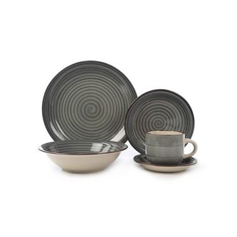 Sada nádobí Banquet jídelní Spiral Blue, 30 ks