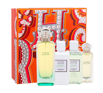Hermes Un Jardin Sur Le Nil toaletní voda 100 ml + tělové mléko 40 ml + sprchový gel 40 ml + toaletní voda 7,5 ml