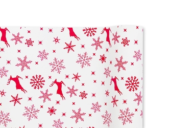 Vánoční papír 70cm/2m SOB - červený