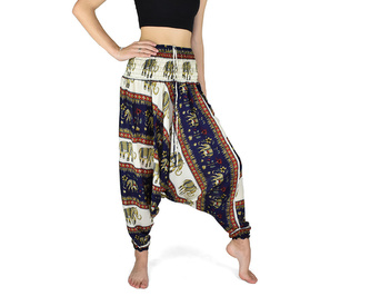 Kalhoty aladin RONNY, sloni, modro-béžové