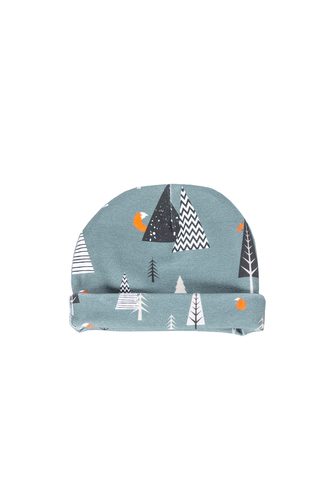 enie baby Dětská čepice s ohybem 9-12m Forest