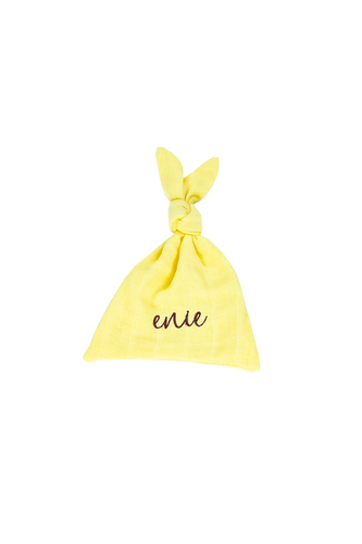enie baby Muchláček  z bio bavlny yellow