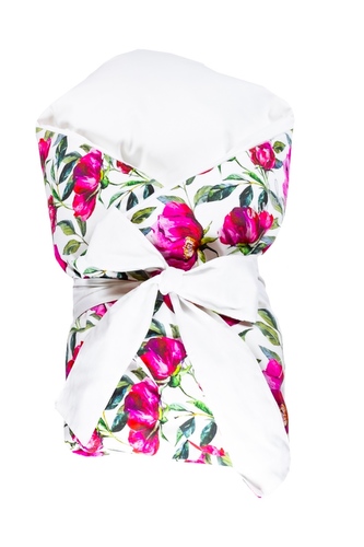 enie baby Péřová zavinovačka SATINE flowers 80x80 cm