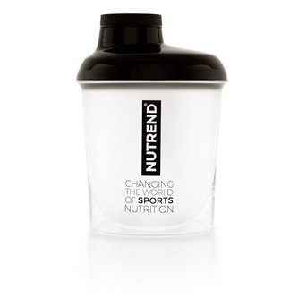 šejkr Nutrend 300ml černý průhledný