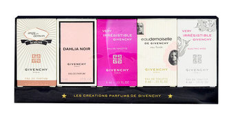 Givenchy Mini Set 1 edp Ange ou Demon Le Secret 4 ml + edp Dahlia Noir 5 ml + edt Eaudemoiselle Eau Florale 4 ml + edt Iresistible 4 ml + edt Iresistible E.Rose 4 ml