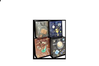 Torebka prezentowa 26x32x10cm MIX