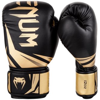 Boxerské rukavice Venum Challenger 3.0 černo-zlatá - 16oz