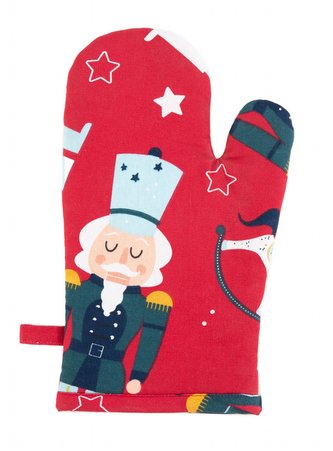 Oboustranná vánoční kuchyňská rukavice | AITONA | s vánočním motivem | 16x26 cm | XM23 871066 Homla