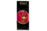 Párty paruka třpytivá - Červená