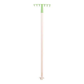 Bigjigs Toys Zahradní hrábě zelené