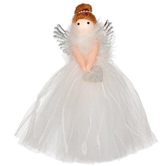 Anioł w tiulowej sukience 21cm