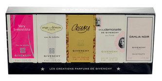 Givenchy Mini Set 2 edt Iresistible 4 ml + edt Ange ou Demon Le Secret 4 ml + edp Organza 5 ml + edt Eaudemoiselle Eau Florale 4 ml + edt Dahlia Noir 5 ml