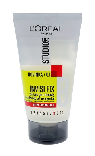 L´Oréal Paris Studio Line Gel na vlasy Invisi Fix 24H Gel 150 ml pro ženy