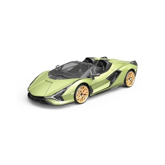 RE.EL Toys RC auto Lamborghini Sian 1:12 zelená metalíza, proporcionální RTR LED 2,4GHz