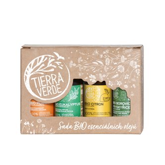 Tierra Verde Sada esenciálních olejů BIO (4 x 10 ml)