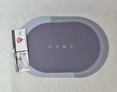 Předložka koupelnová 60x40cm HOME tmavě šedá