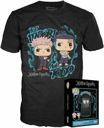 Funko Boxed Tee: Jujutsu Kaisen- Yuji & Aoi- XL