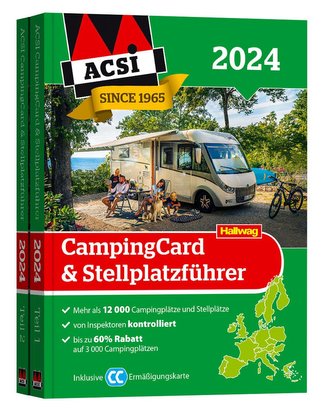 Europa 2024, CampingCard & Stellplatzführer ACSI
