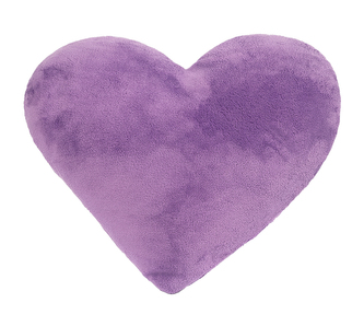 SRDCE - fialová - 42x48 cm