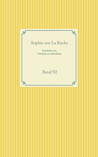 Geschichte des Fräuleins von Sternheim
