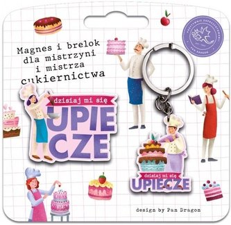 Zestaw magnes + brelok Wypieki