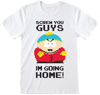 Pánské tričko South Park: Jděte do háje kluci (XL) bílá bavlna