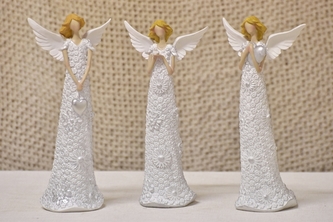 Anděl Flo Silver 24,5 cm