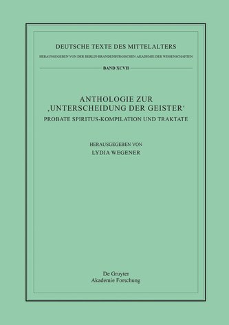 Anthologie zur ¿Unterscheidung der Geister'