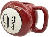 Keramický 3D hrnek Harry Potter: Nástupiště 9 3/4 (objem 445 ml)
