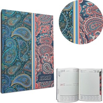 Kalendarz 2024 A5 dzienny z registrami Jesień