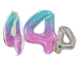 Foliová číslice - vesmír 4 - 78 cm