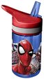 Plastová láhev na pití s pítkem Marvel|Spiderman: Postavy (objem 400 ml)