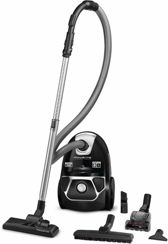 Rowenta RO3985EA Compact Power Animal Care sáčkový vysavač, 750 W, 3 l nádoba, všechny druhy podlah, černý