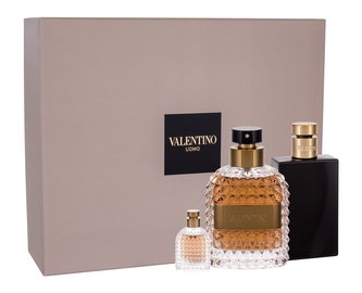 Valentino Valentino Uomo toaletní voda 100 ml + balzám po holení 100 ml + toaletní voda 4 ml