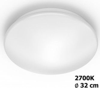 Moire SVÍTIDLO STROPNÍ LED 17W 1700lm 2700K, bílá