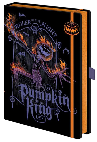 Poznámkový A5 blok Disney|The Nightmare Before Christmas|Ukradené Vánoce: Dýňový král (14,8 x 21 cm)