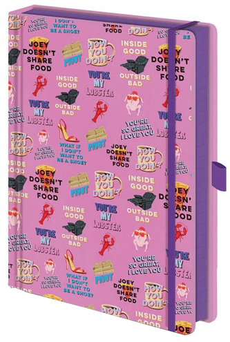 Poznámkový A5 blok Friends|Přátelé: Citáty (14,8 x 21 cm)