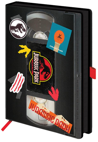 Poznámkový A5 blok Jurassic World|Jurský svět: VHS (14,8 x 21 cm)